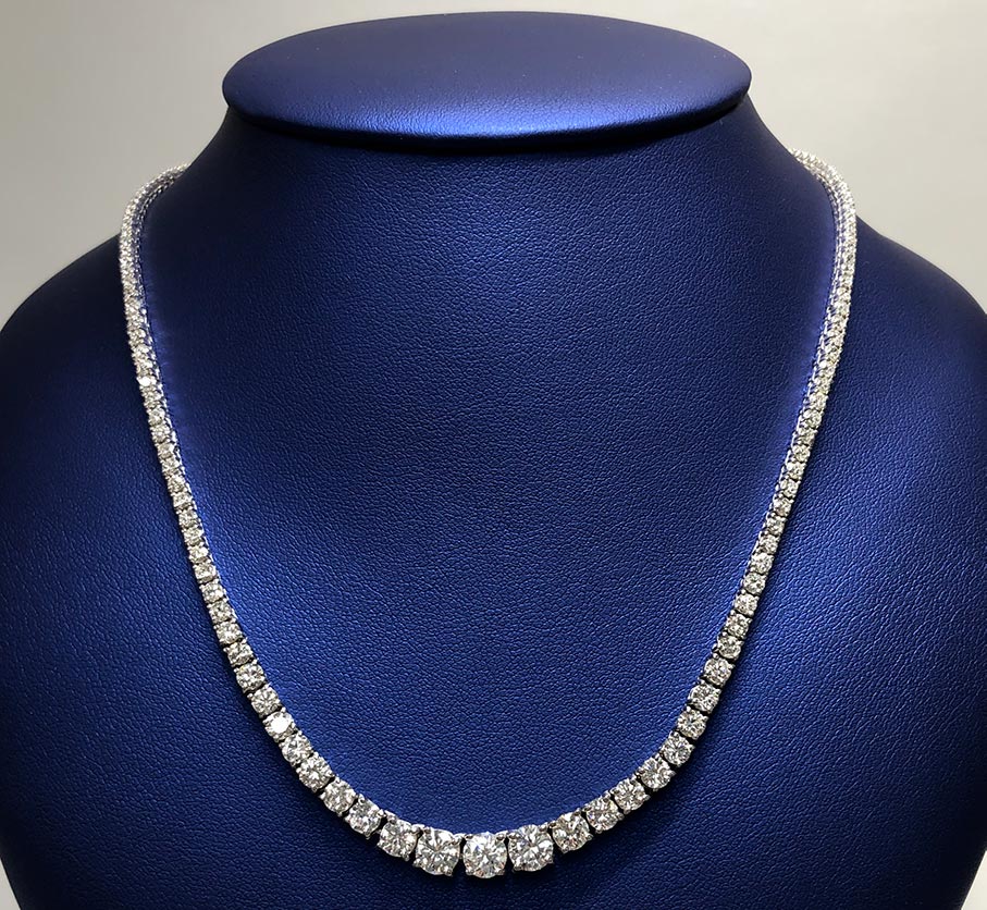 14 KW 10.10ctw Diamond Necklace