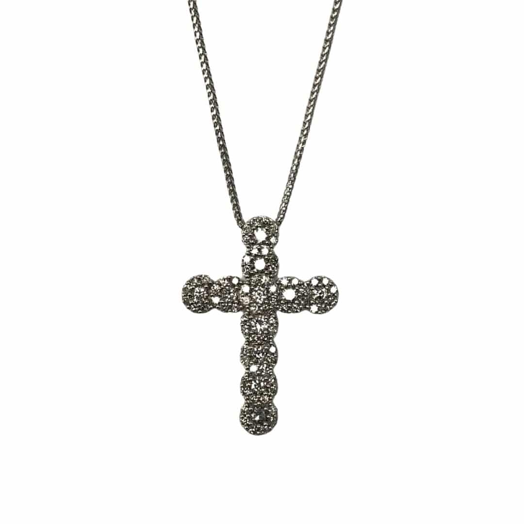 10KW Dia Cross Pendant/Chain